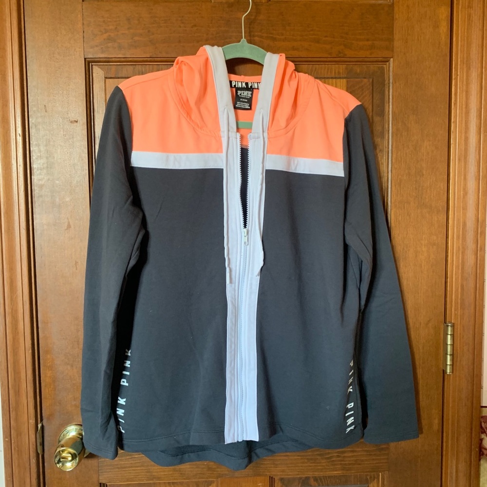 PINK victoria’s secret zip-up hoodie